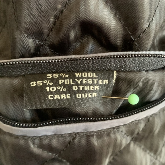 Jos. A. Bank Black Winter Coat Wool blend. XL 46Long - Picture 7 of 10